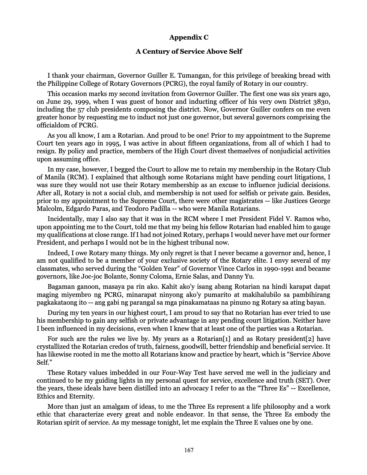 Judicial Renaissance, page 167