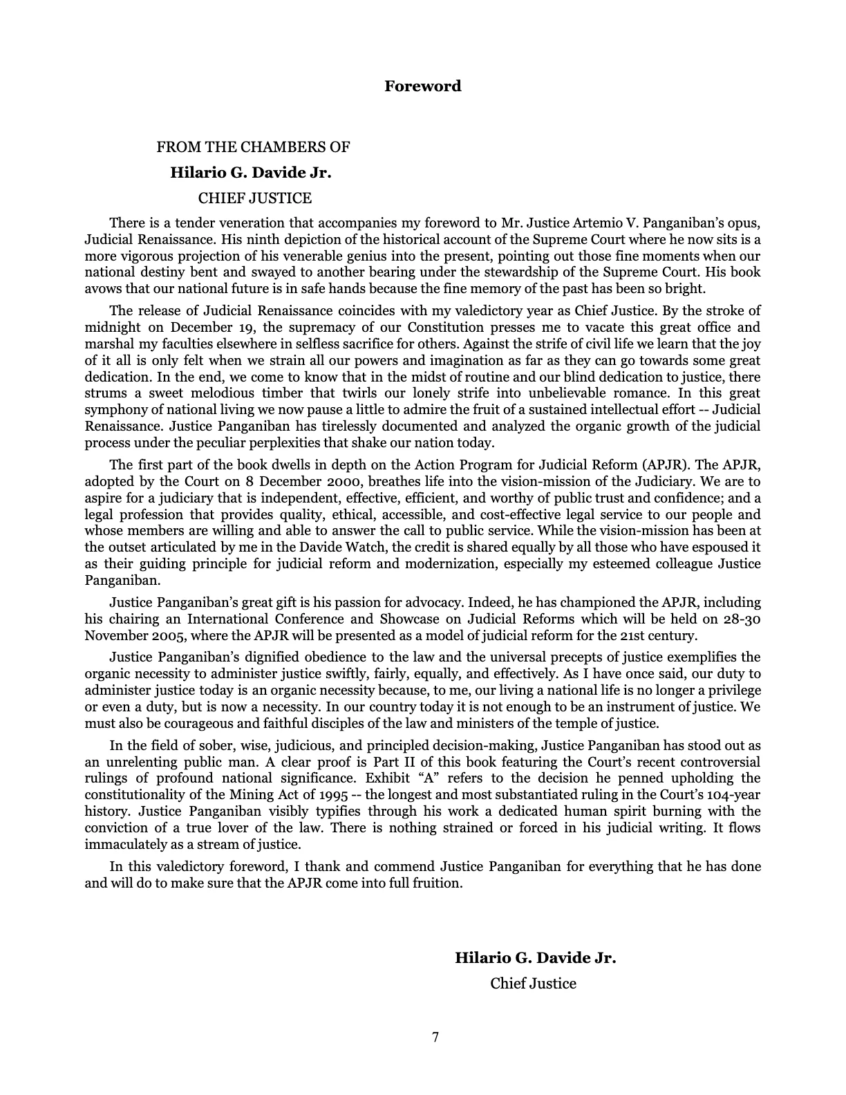 Judicial Renaissance, page 7