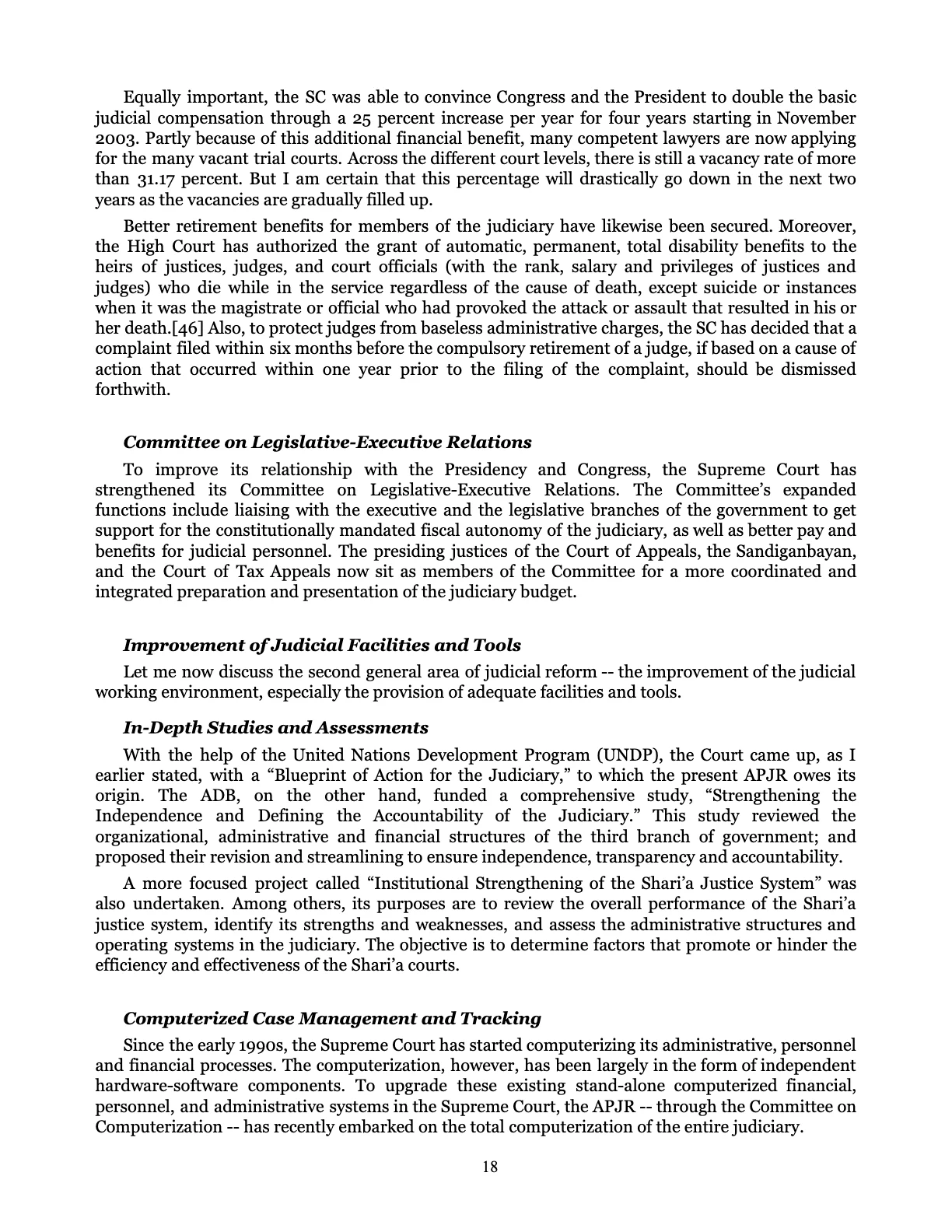 Judicial Renaissance, page 18