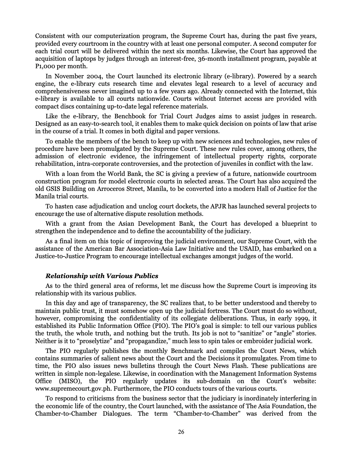 Judicial Renaissance, page 26