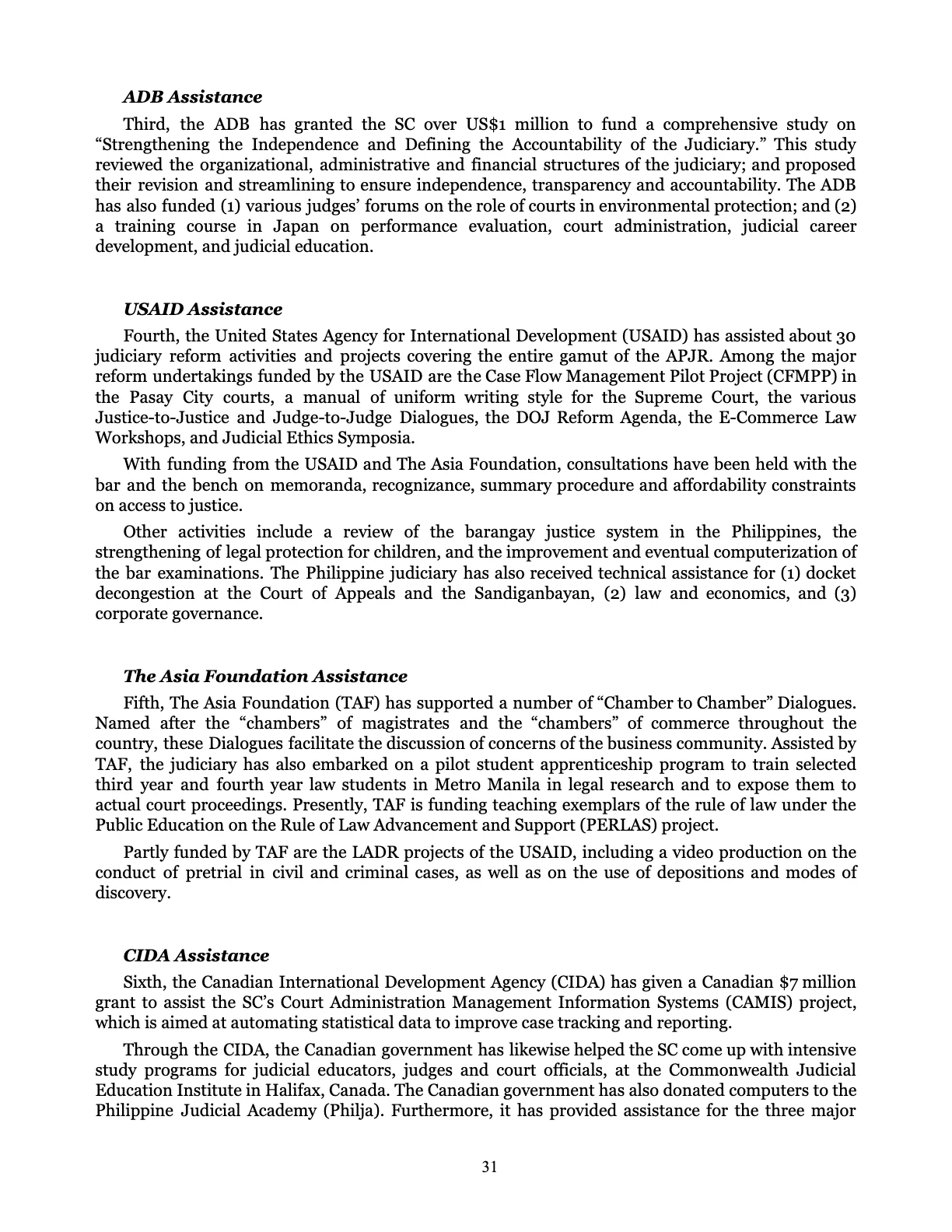 Judicial Renaissance, page 31