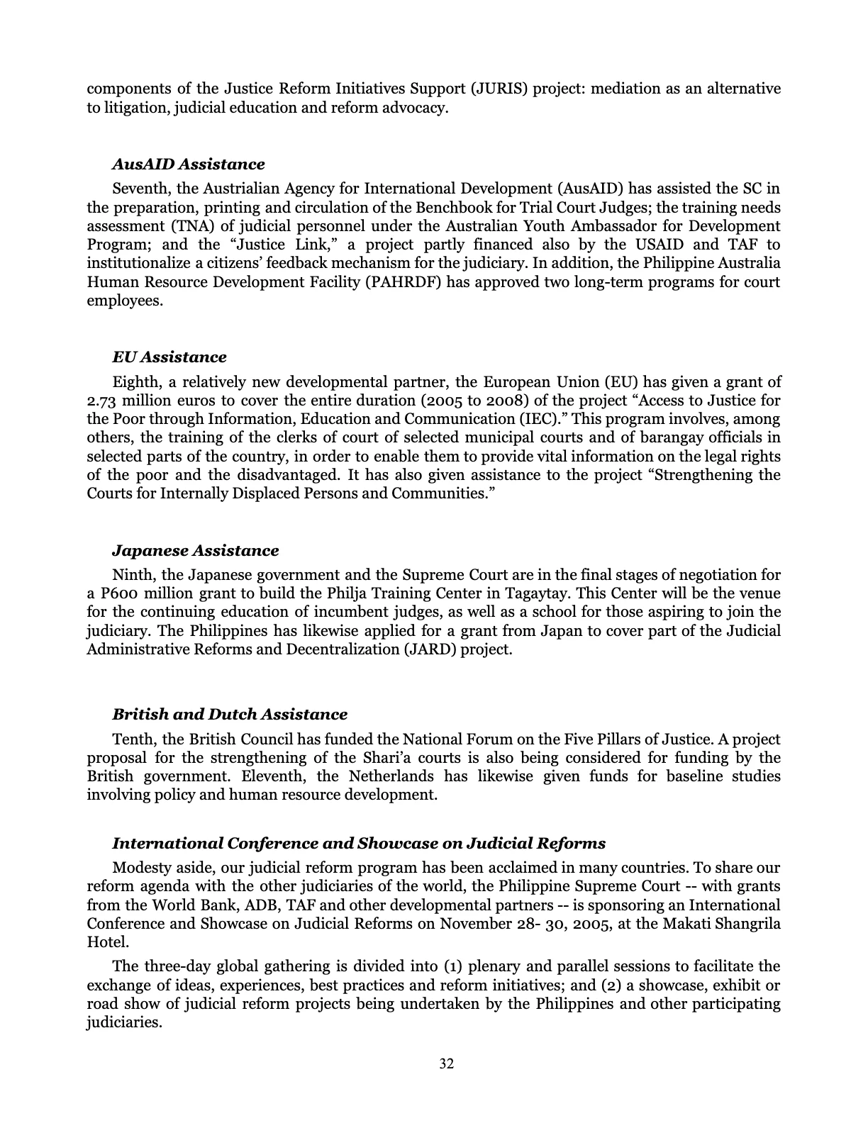 Judicial Renaissance, page 32