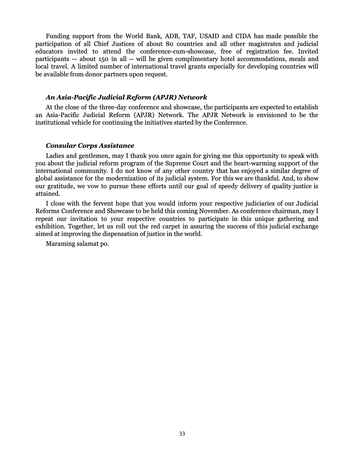 Judicial Renaissance, page 33