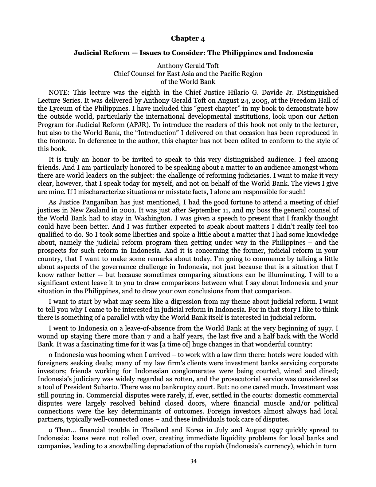 Judicial Renaissance, page 34