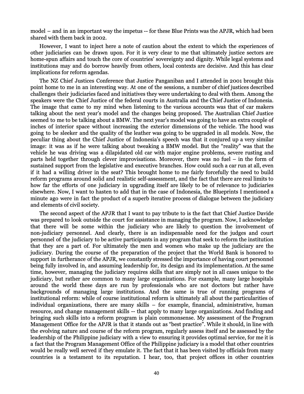 Judicial Renaissance, page 40