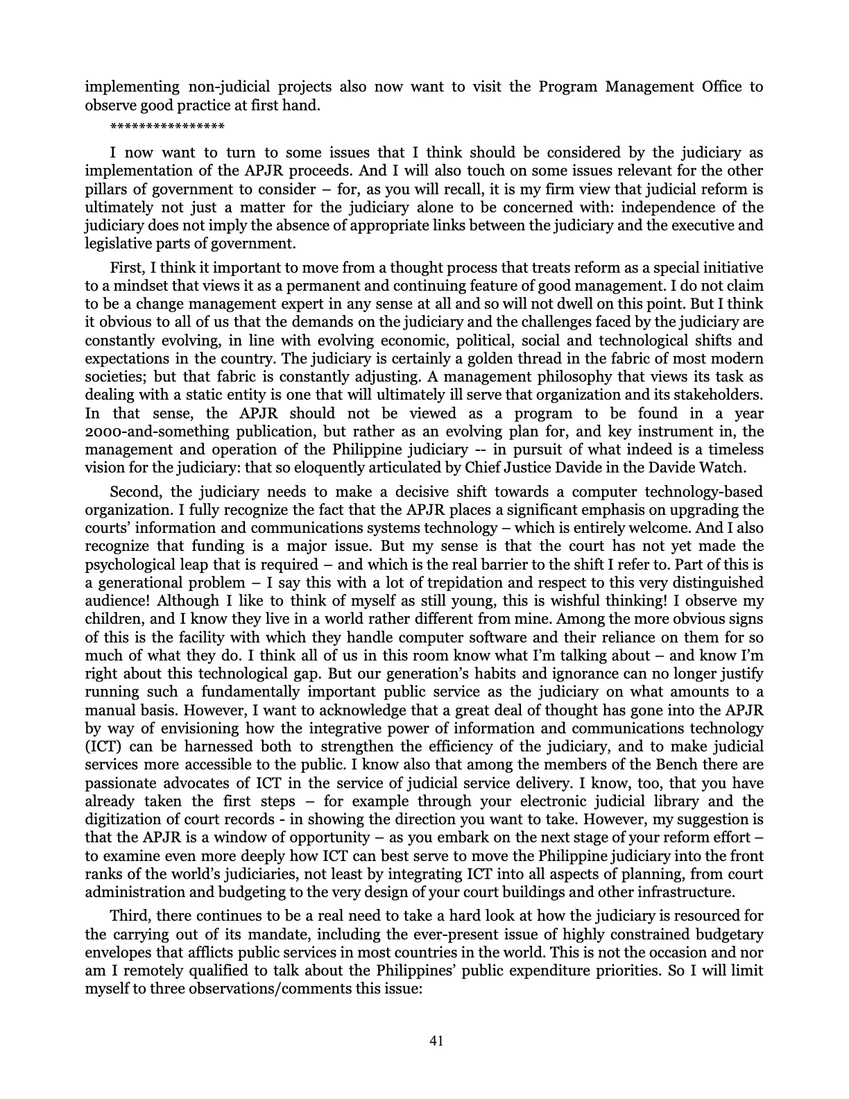 Judicial Renaissance, page 41