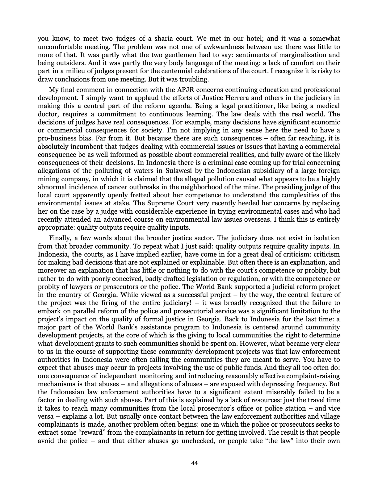 Judicial Renaissance, page 44