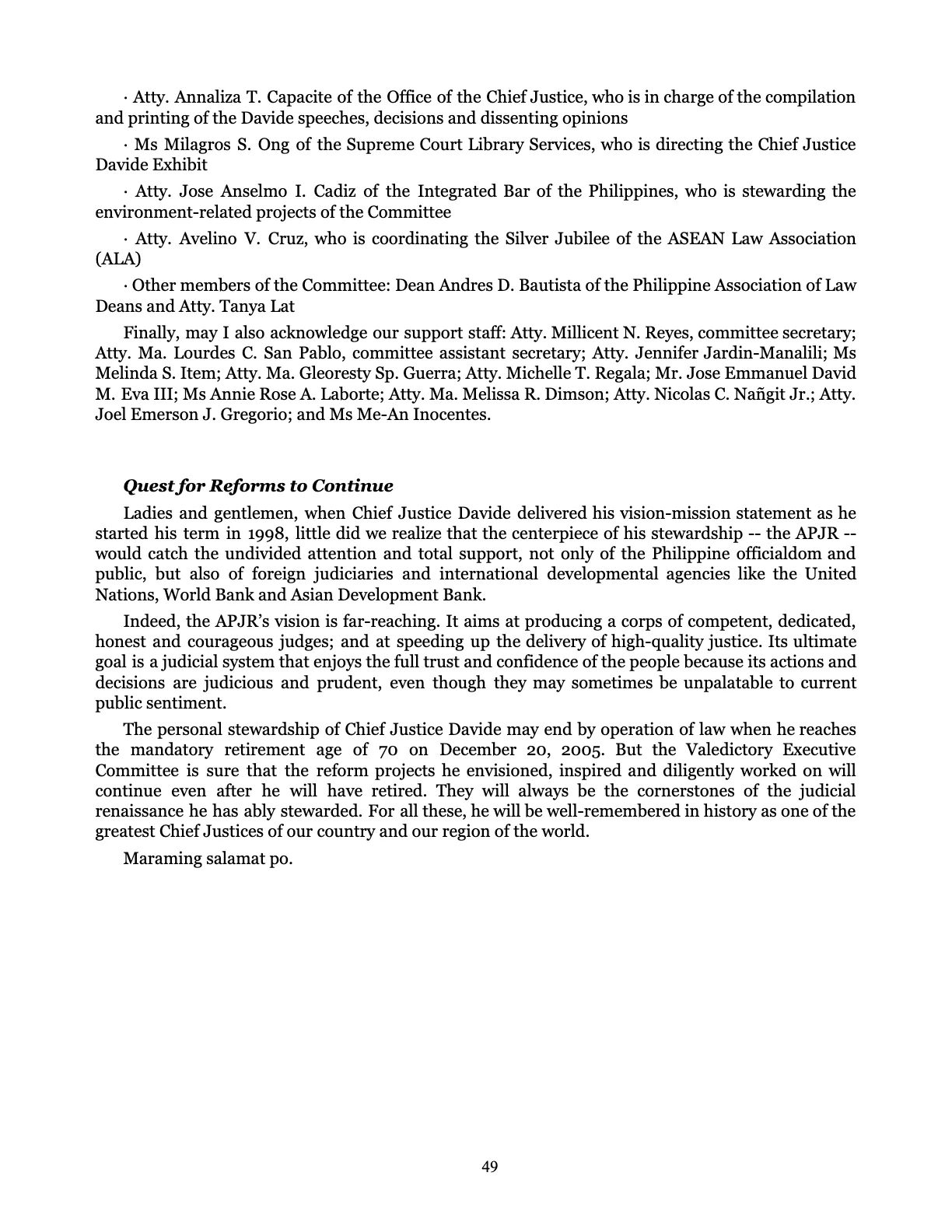 Judicial Renaissance, page 49