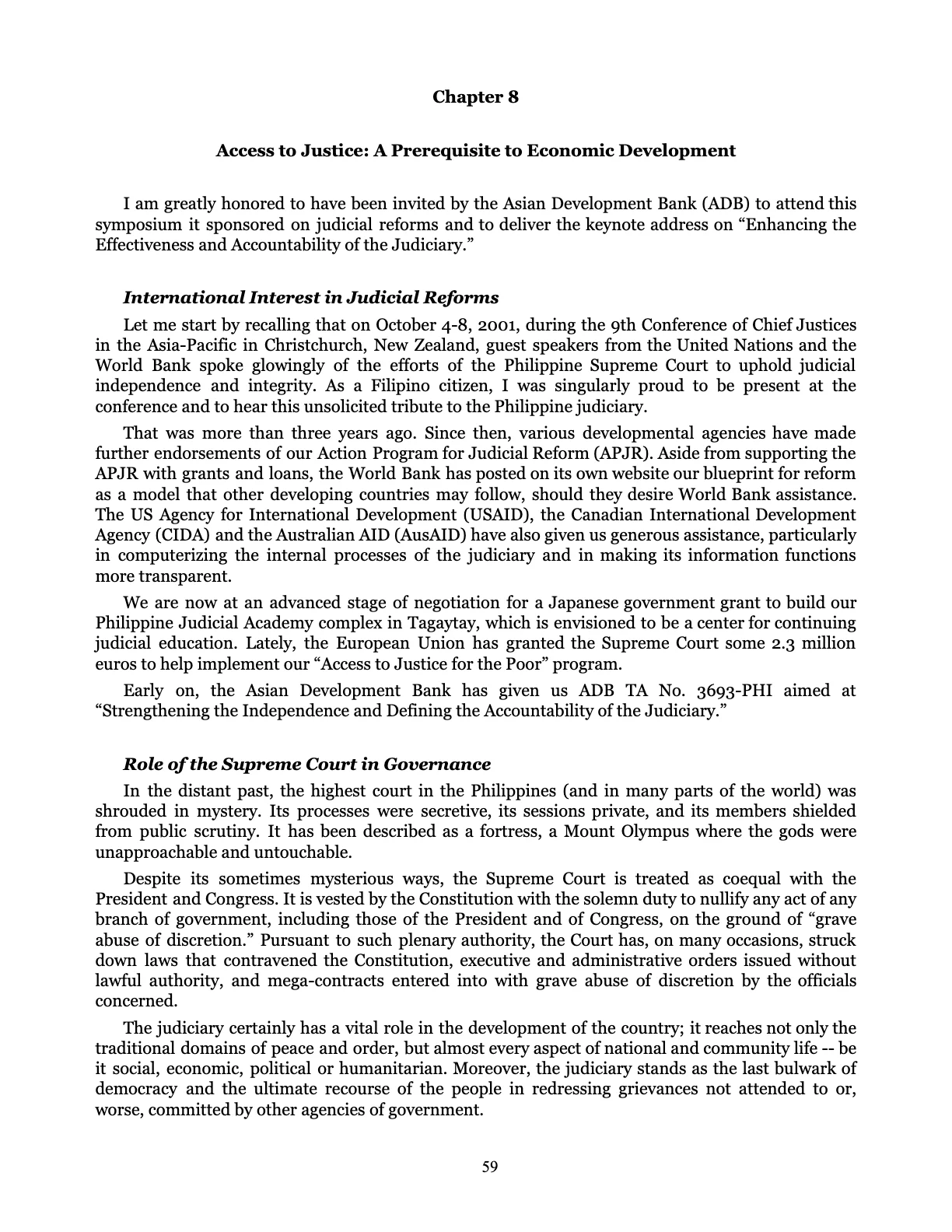 Judicial Renaissance, page 59