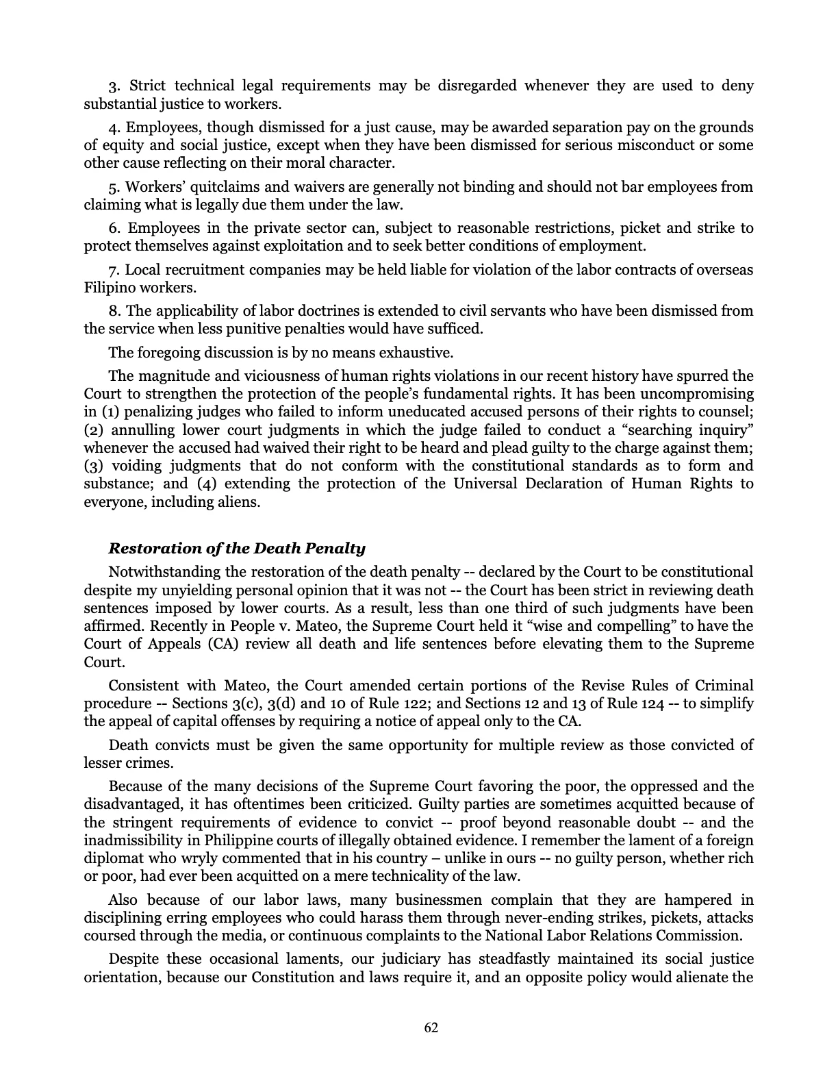 Judicial Renaissance, page 62