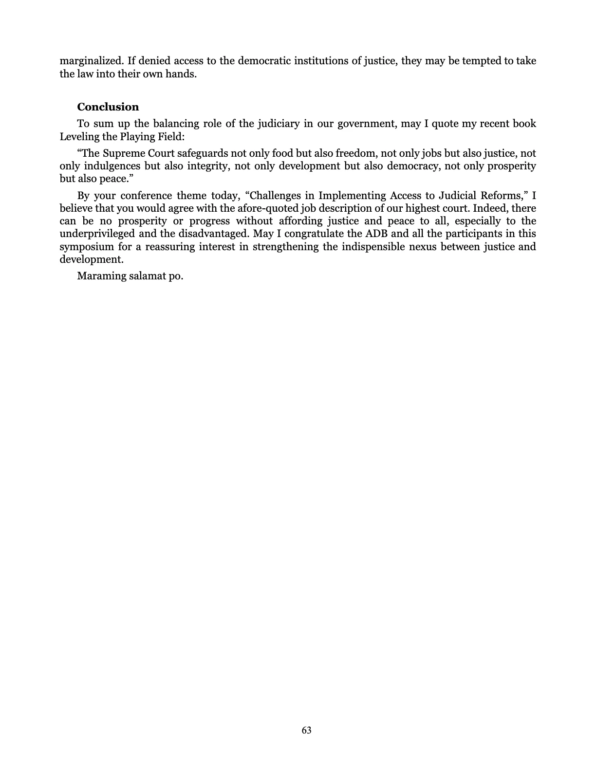 Judicial Renaissance, page 63