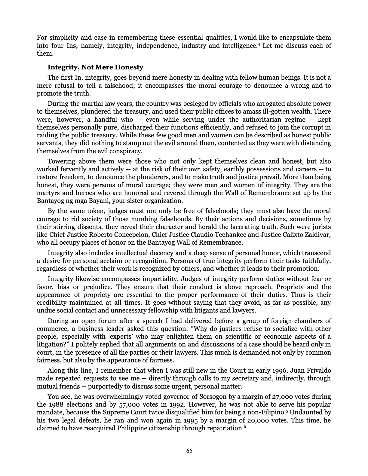 Judicial Renaissance, page 65