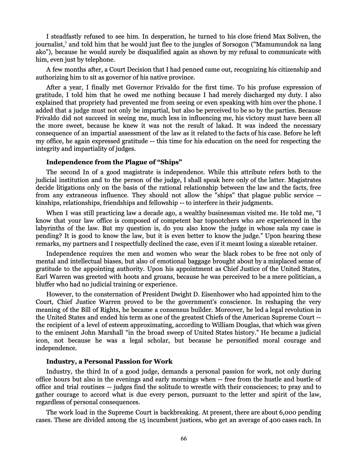 Judicial Renaissance, page 66