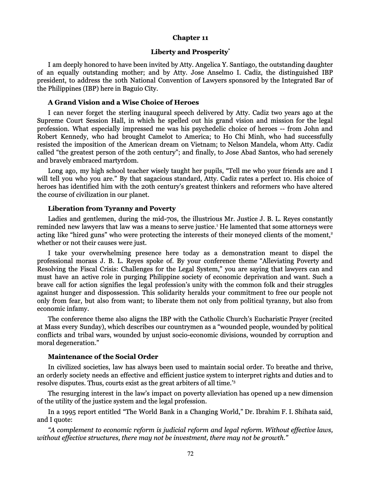 Judicial Renaissance, page 72