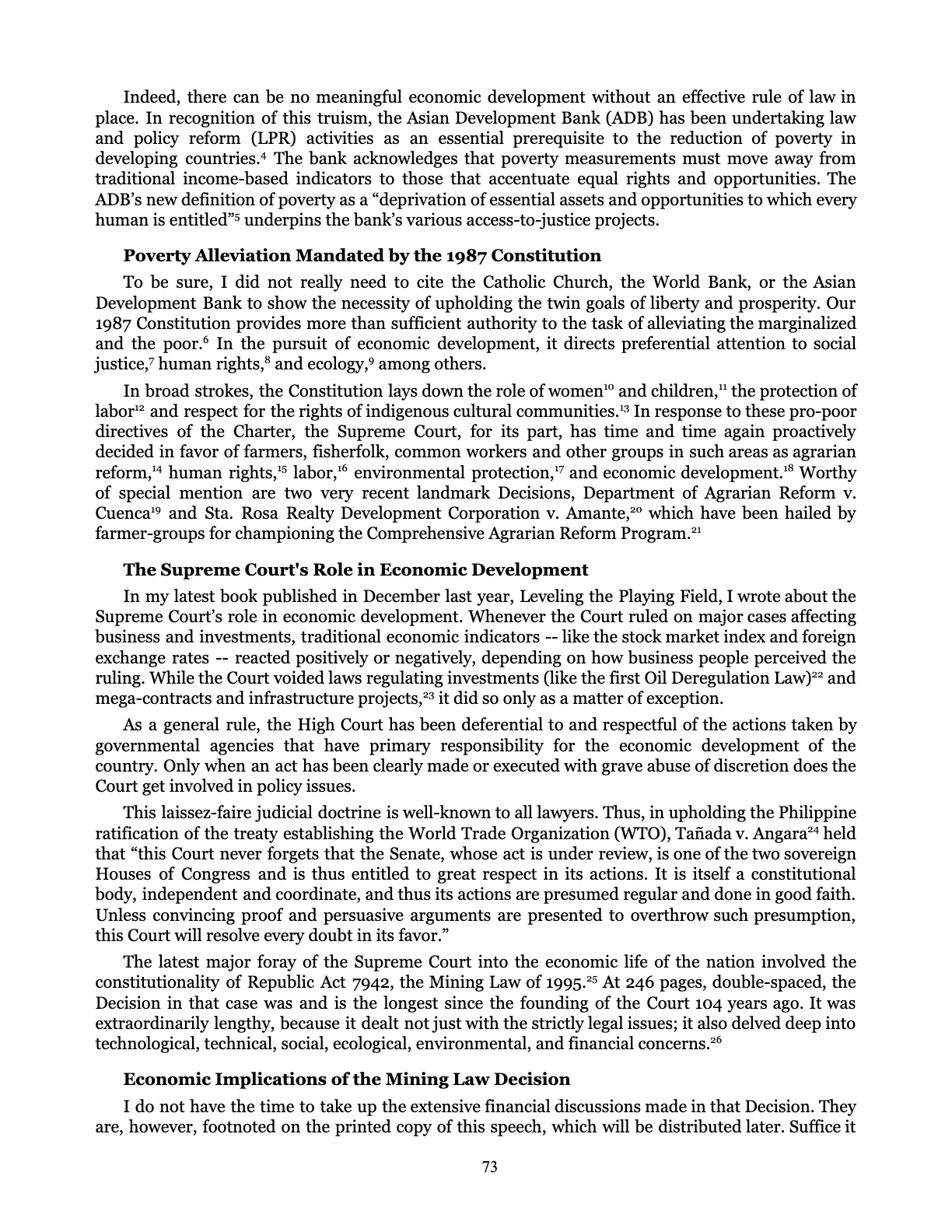 Judicial Renaissance, page 73