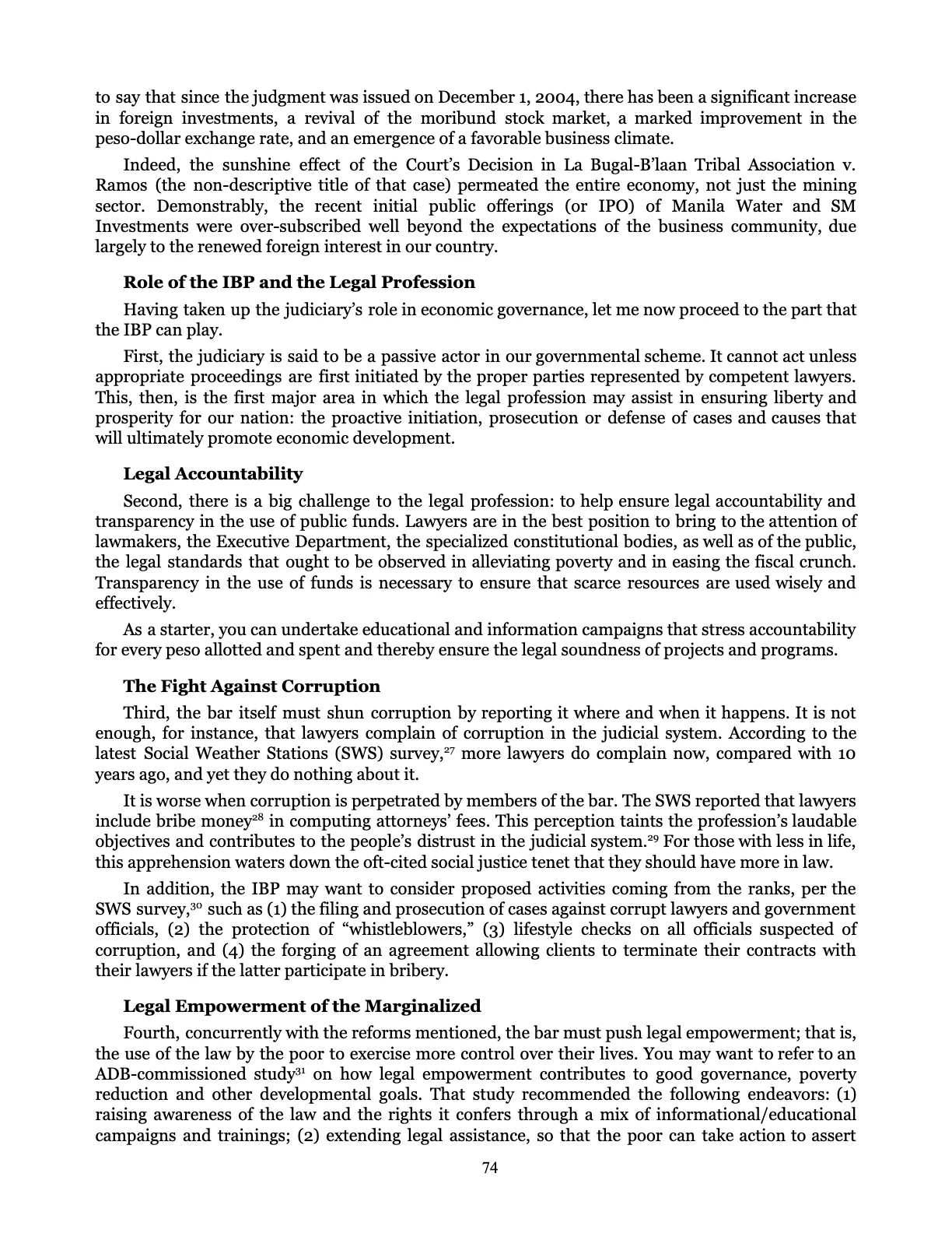Judicial Renaissance, page 74
