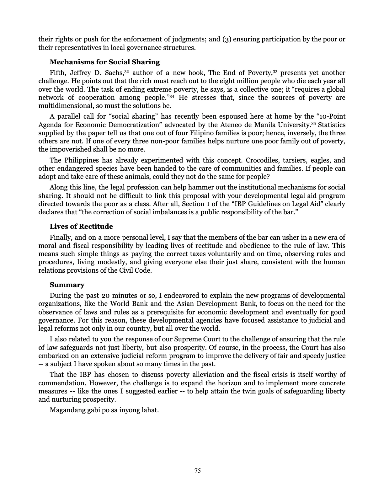 Judicial Renaissance, page 75
