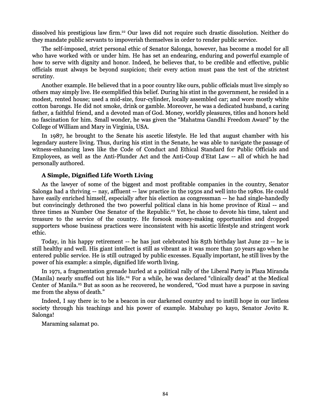 Judicial Renaissance, page 84