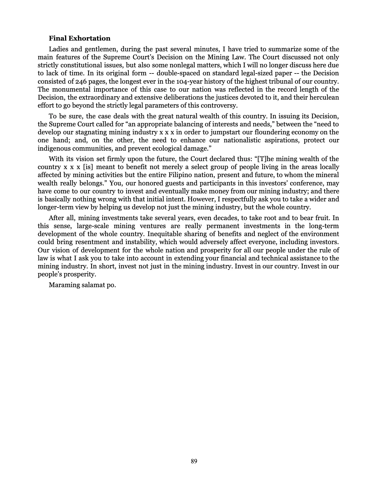 Judicial Renaissance, page 89