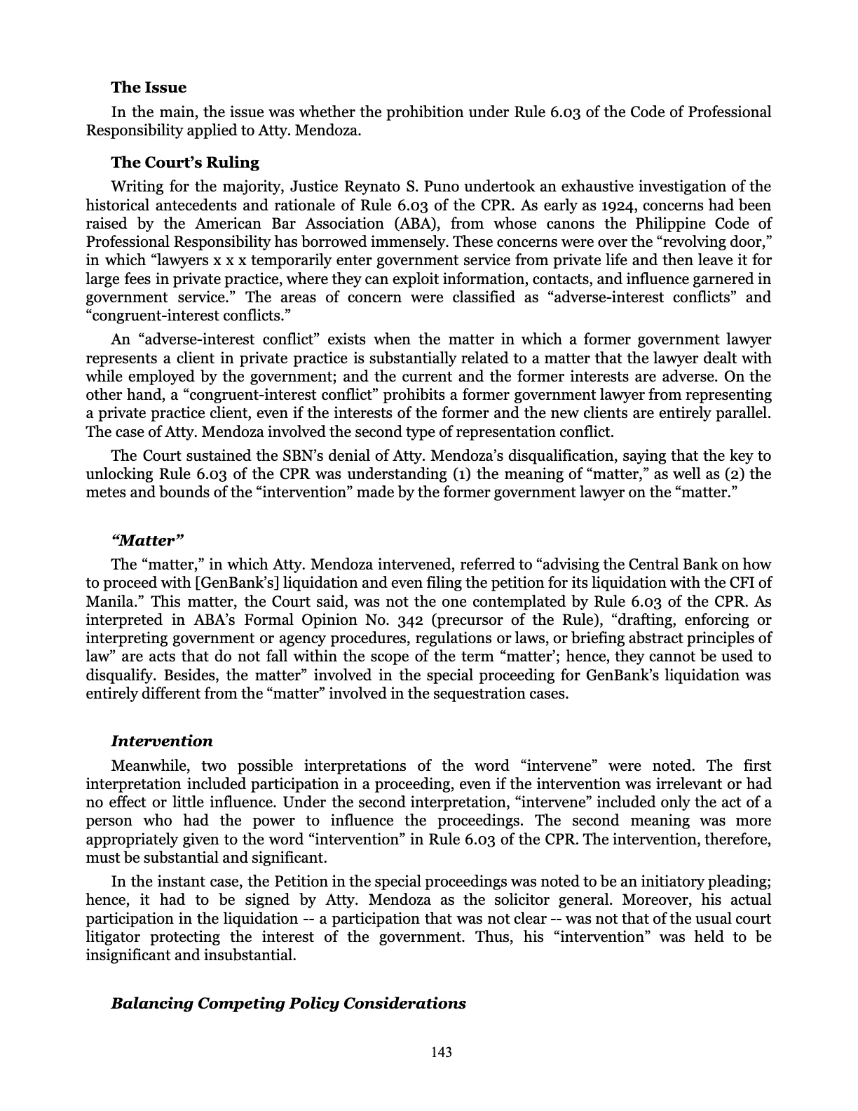 Judicial Renaissance, page 143