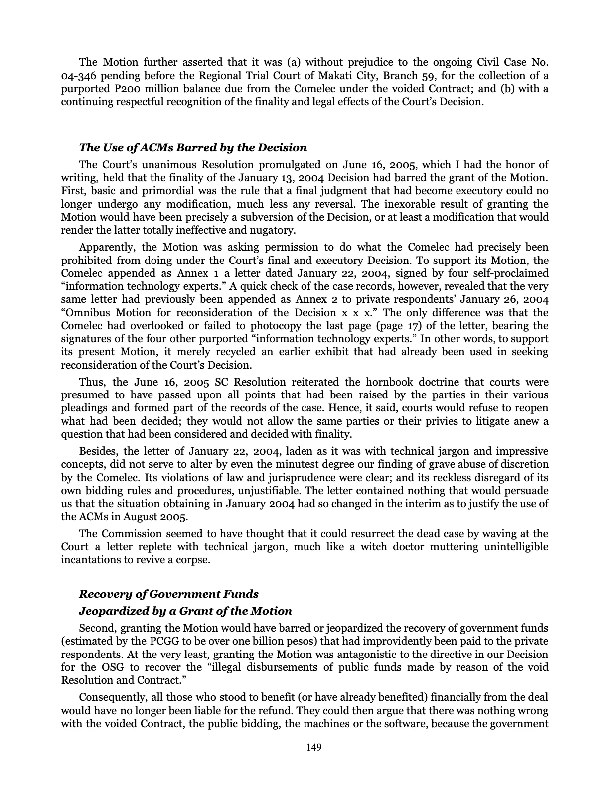 Judicial Renaissance, page 149