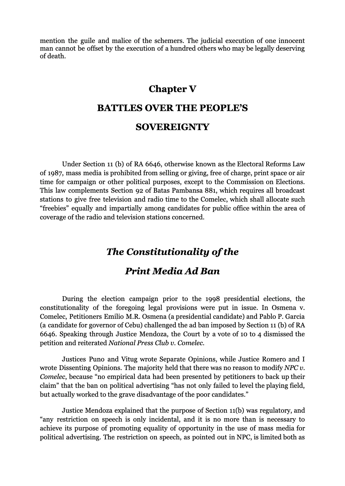 Battles in the Supreme Court, page 62
