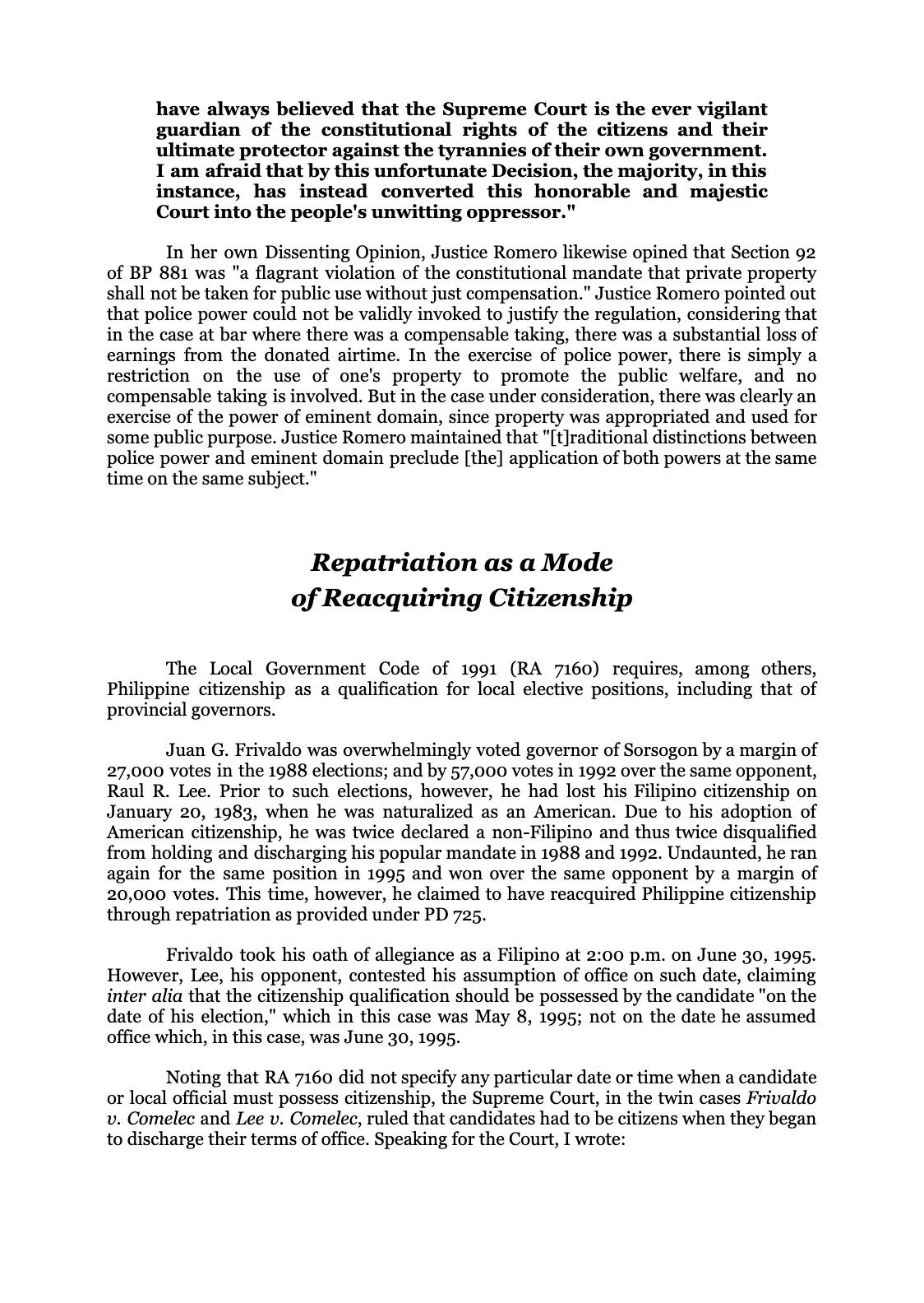 Battles in the Supreme Court, page 67