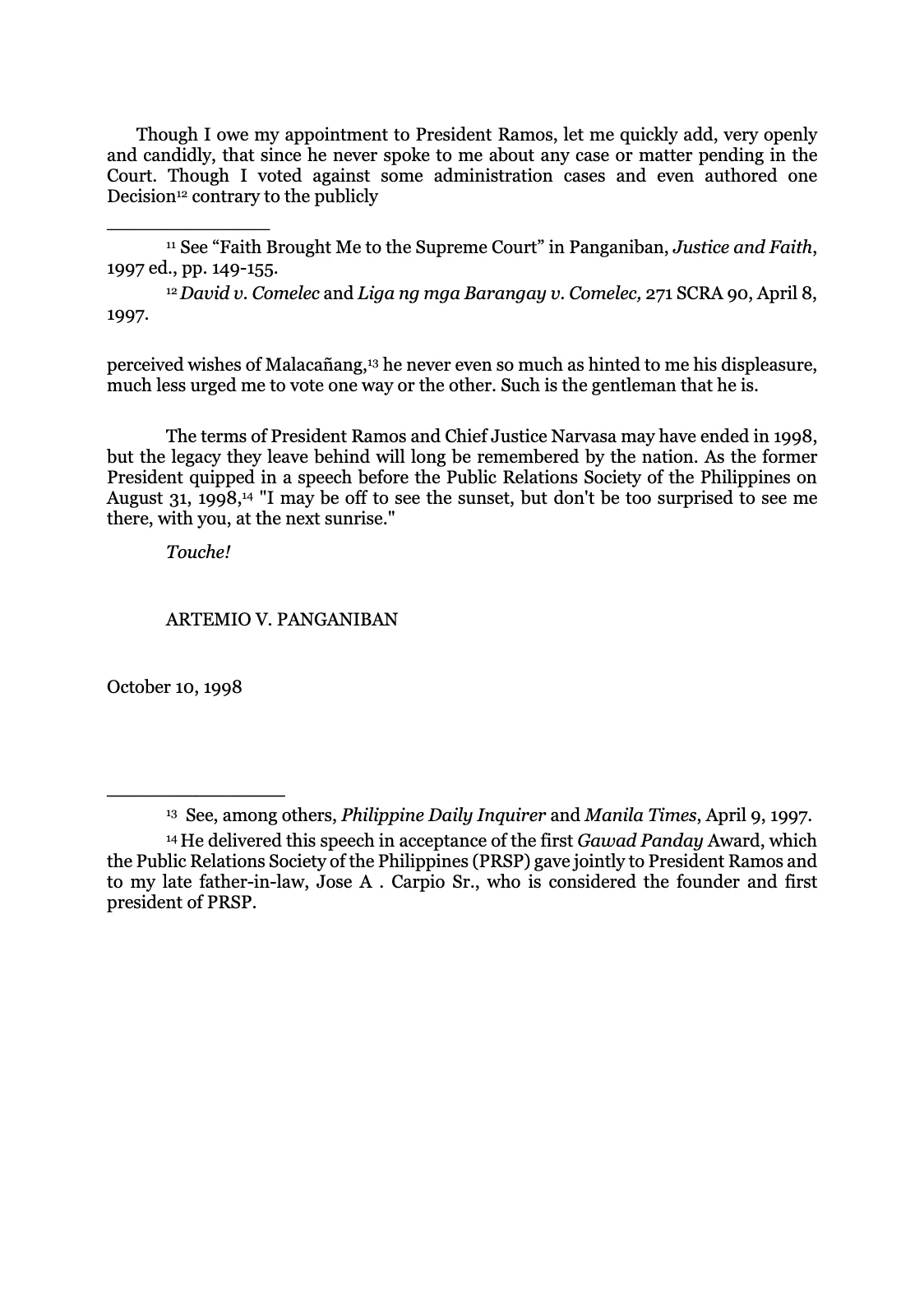 Battles in the Supreme Court, page 16