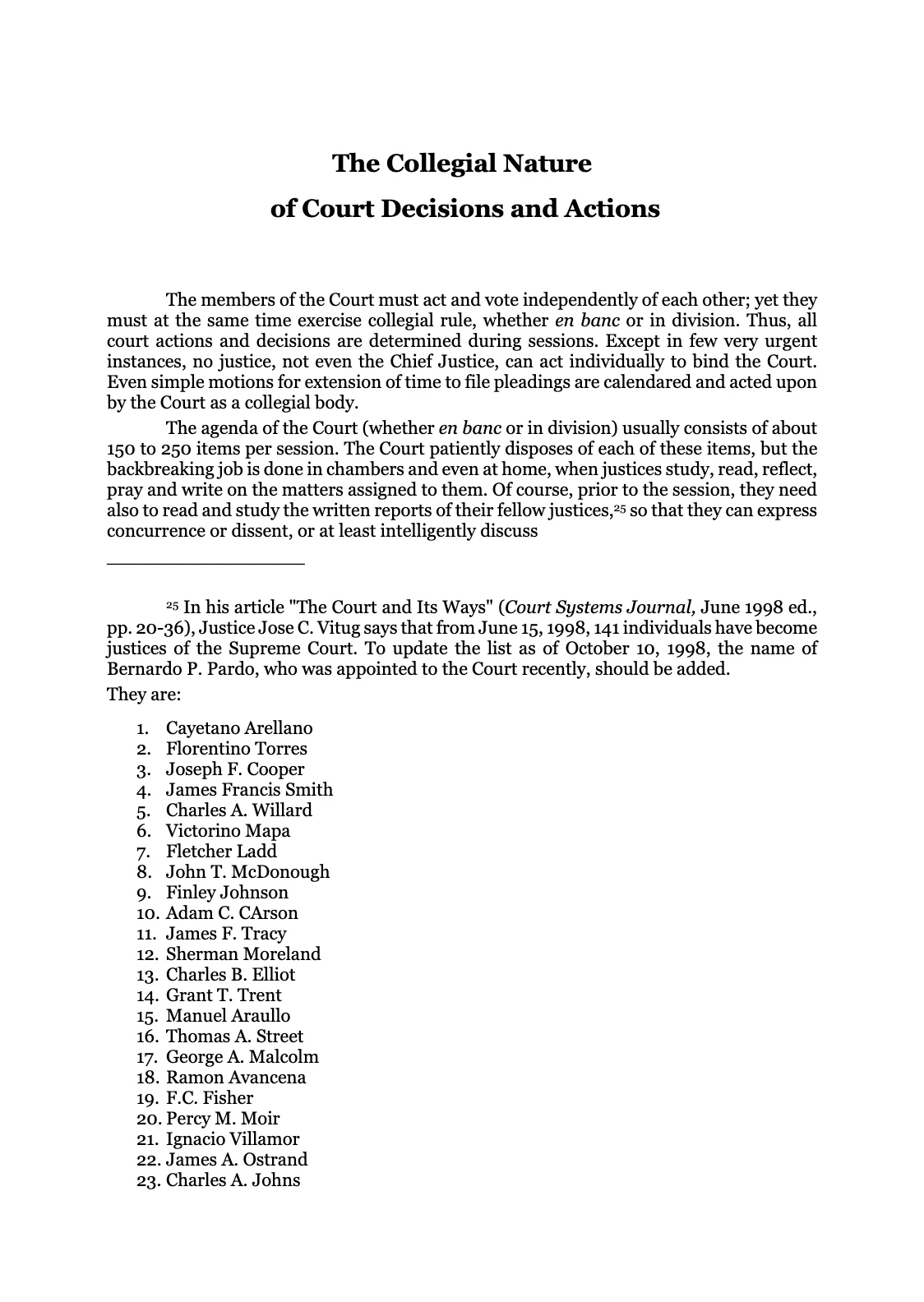 Battles in the Supreme Court, page 20