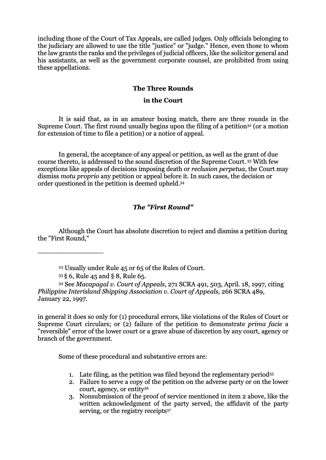 Battles in the Supreme Court, page 27