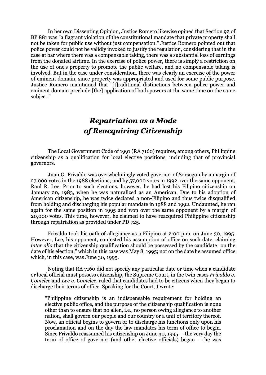 Battles in the Supreme Court, page 63