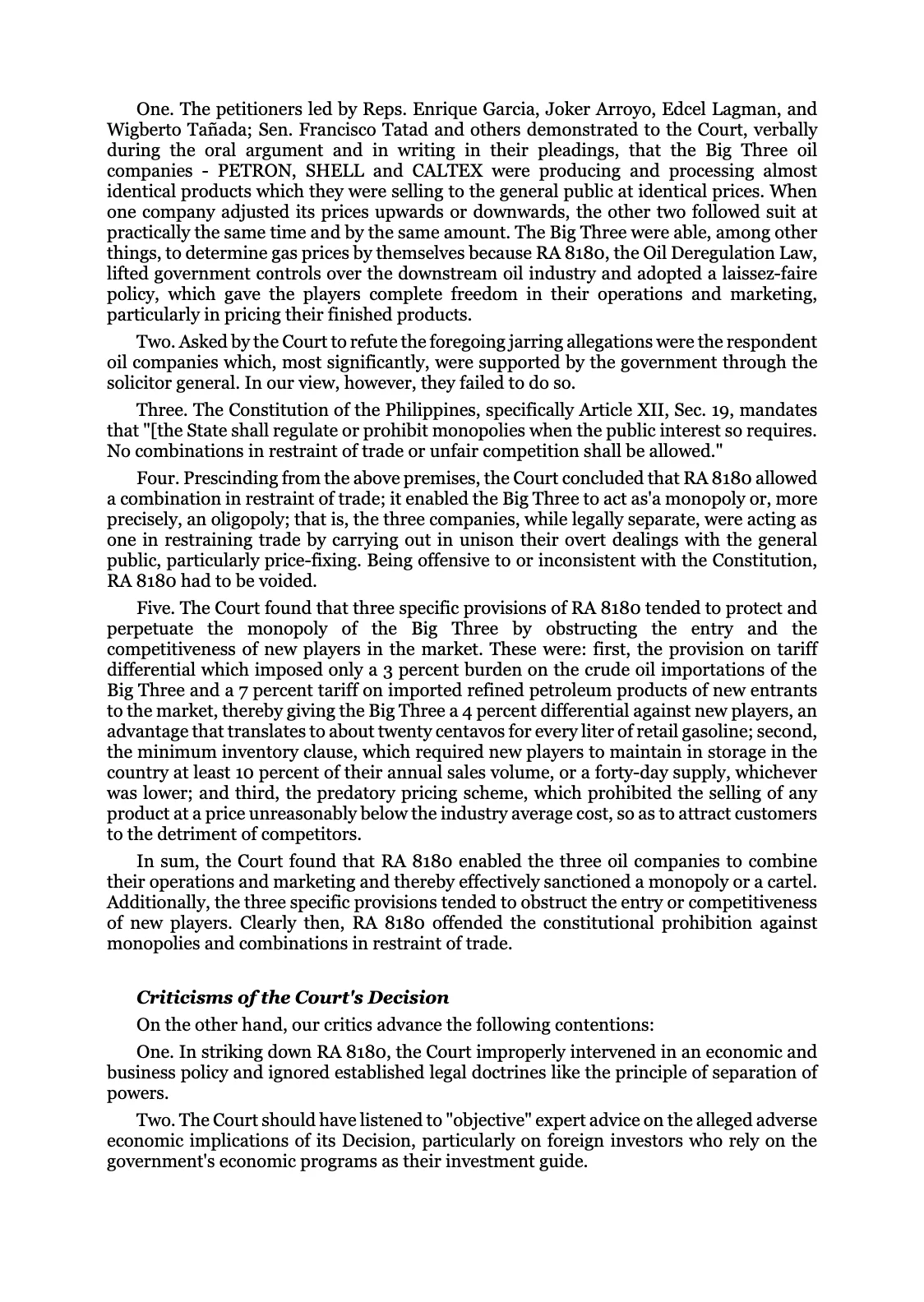 Battles in the Supreme Court, page 72