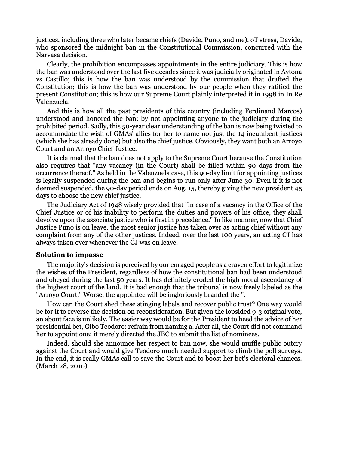 WITH DUE RESPECT, page 34