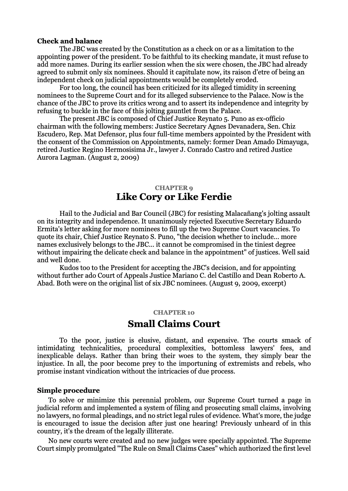 WITH DUE RESPECT, page 54