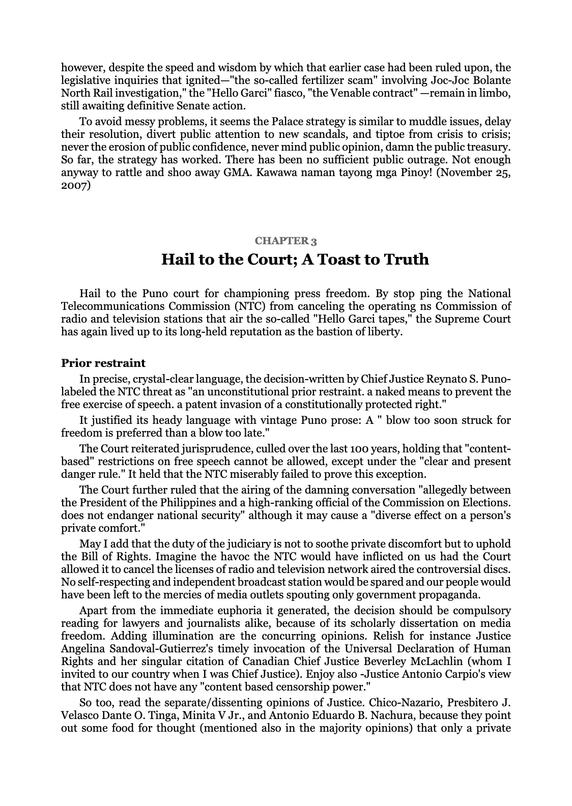 WITH DUE RESPECT, page 60