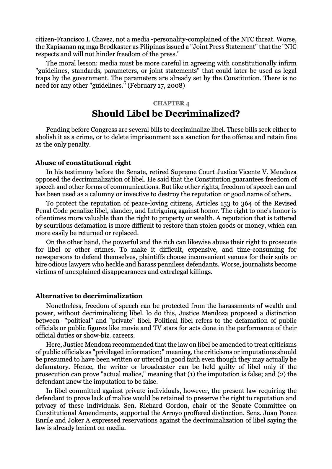 WITH DUE RESPECT, page 61