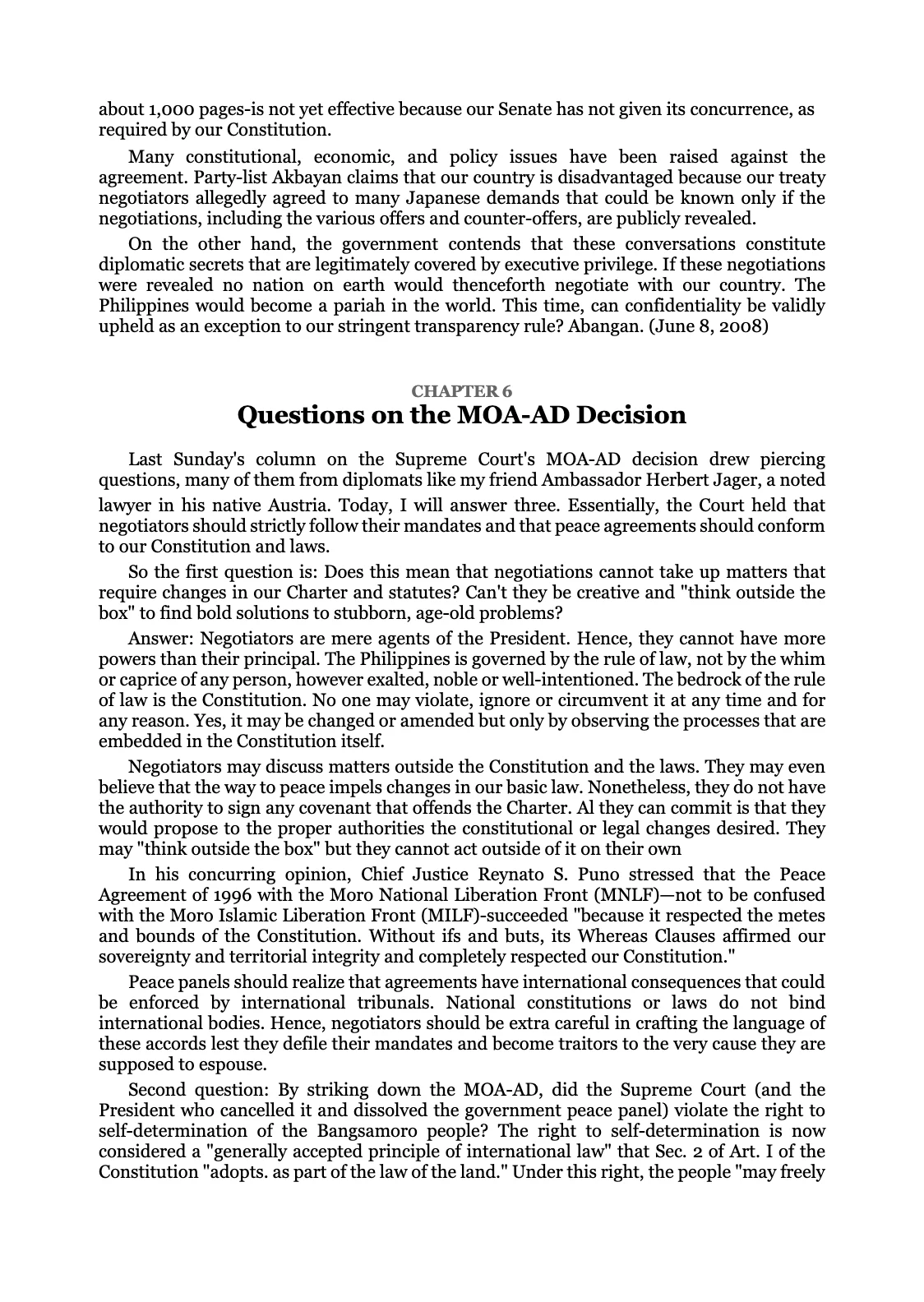 WITH DUE RESPECT, page 64