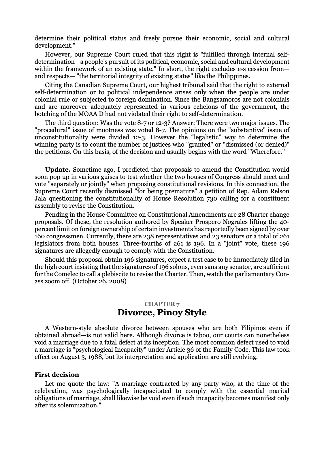 WITH DUE RESPECT, page 65