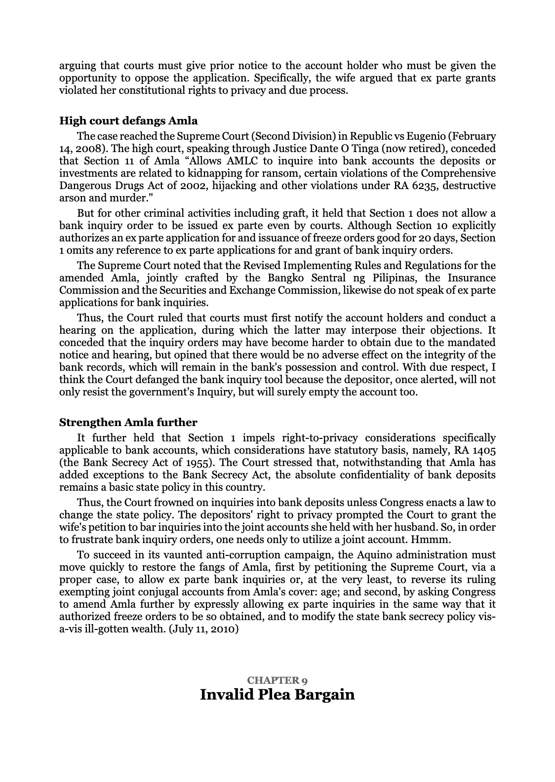 WITH DUE RESPECT, page 68