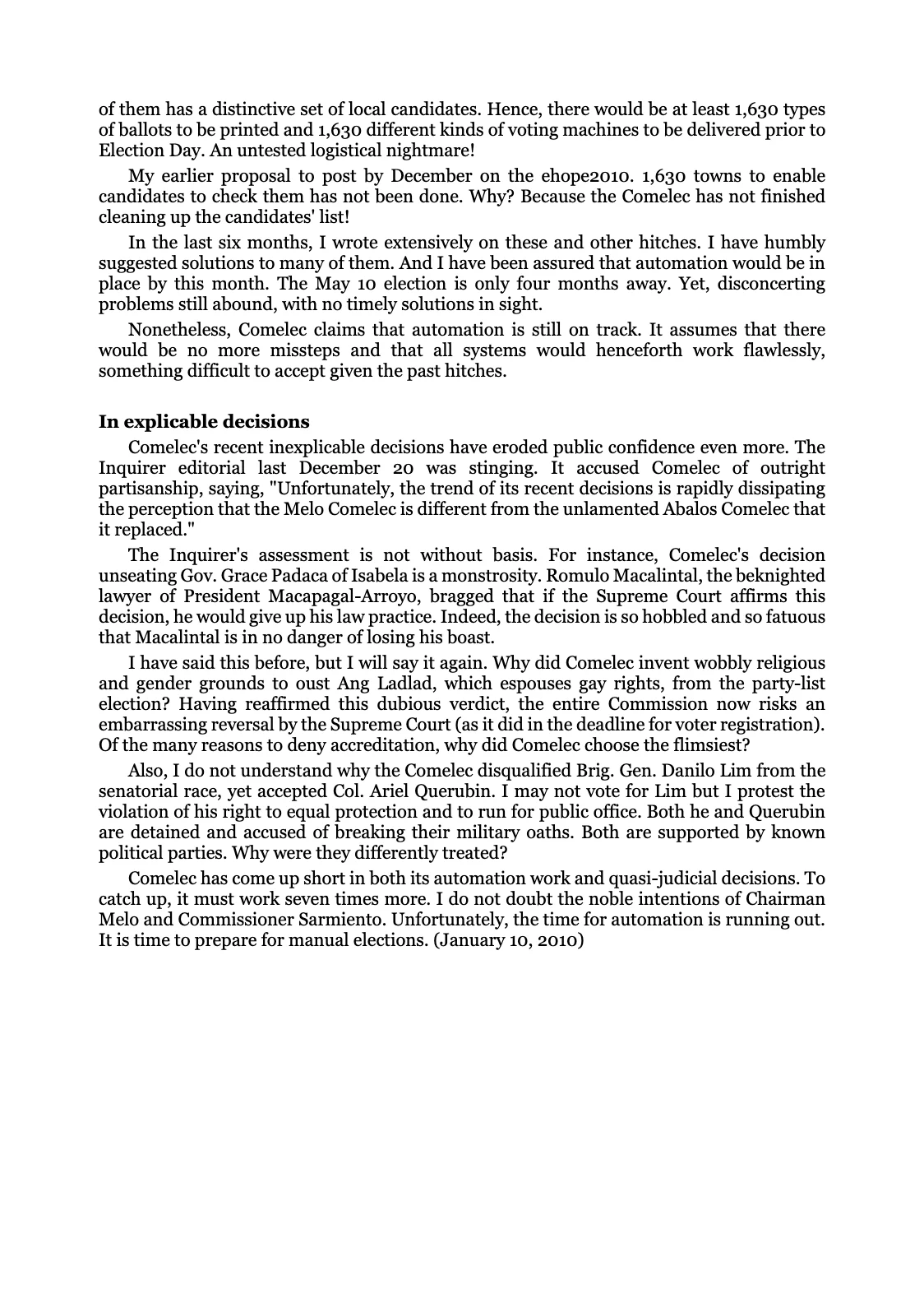 WITH DUE RESPECT, page 85