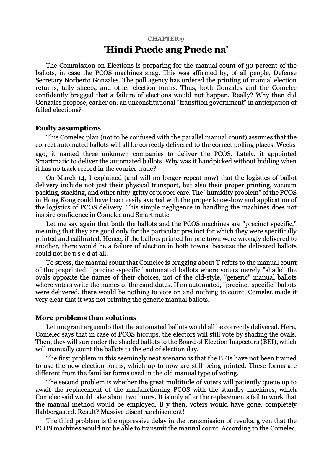 WITH DUE RESPECT, page 86