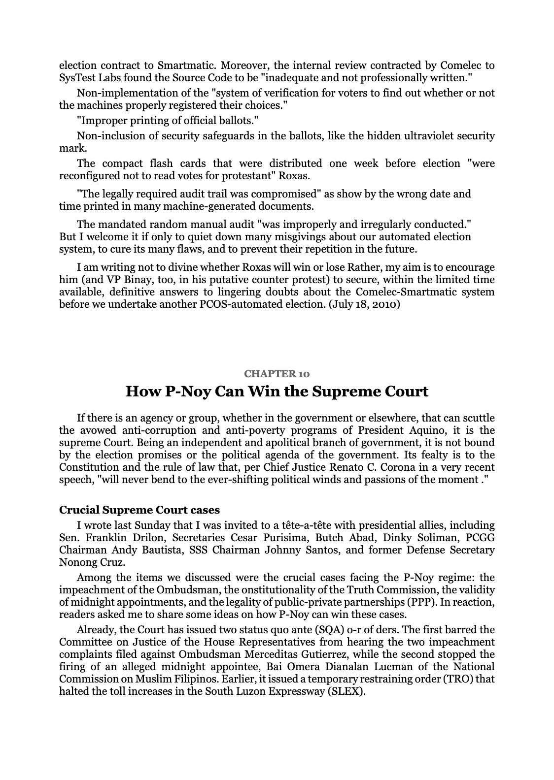 WITH DUE RESPECT, page 103