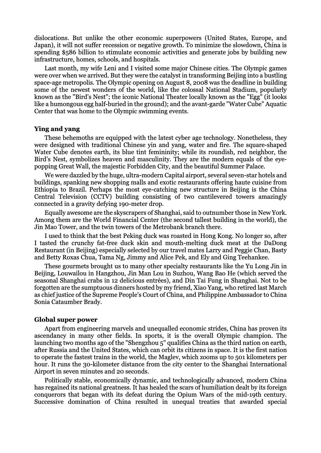 WITH DUE RESPECT, page 116
