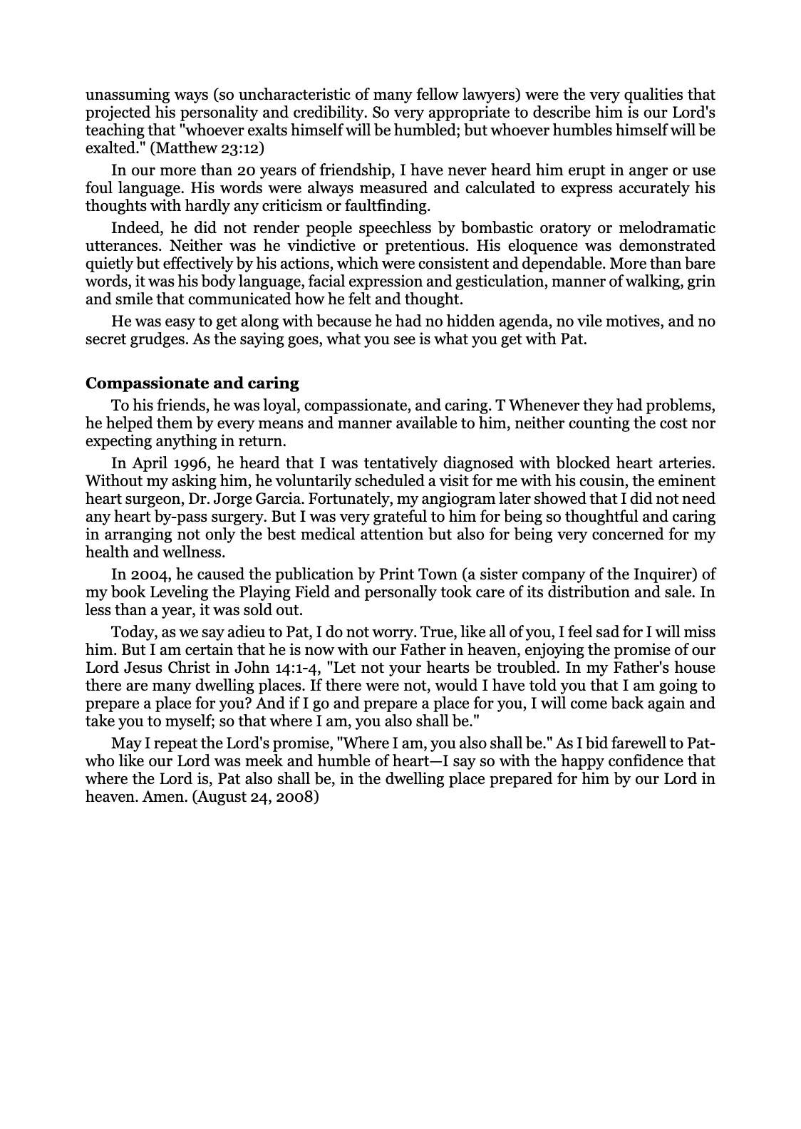 WITH DUE RESPECT, page 118