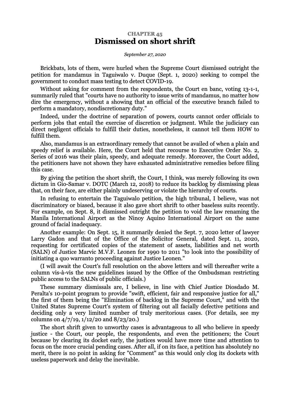 WITH DUE RESPECT 3, page 105