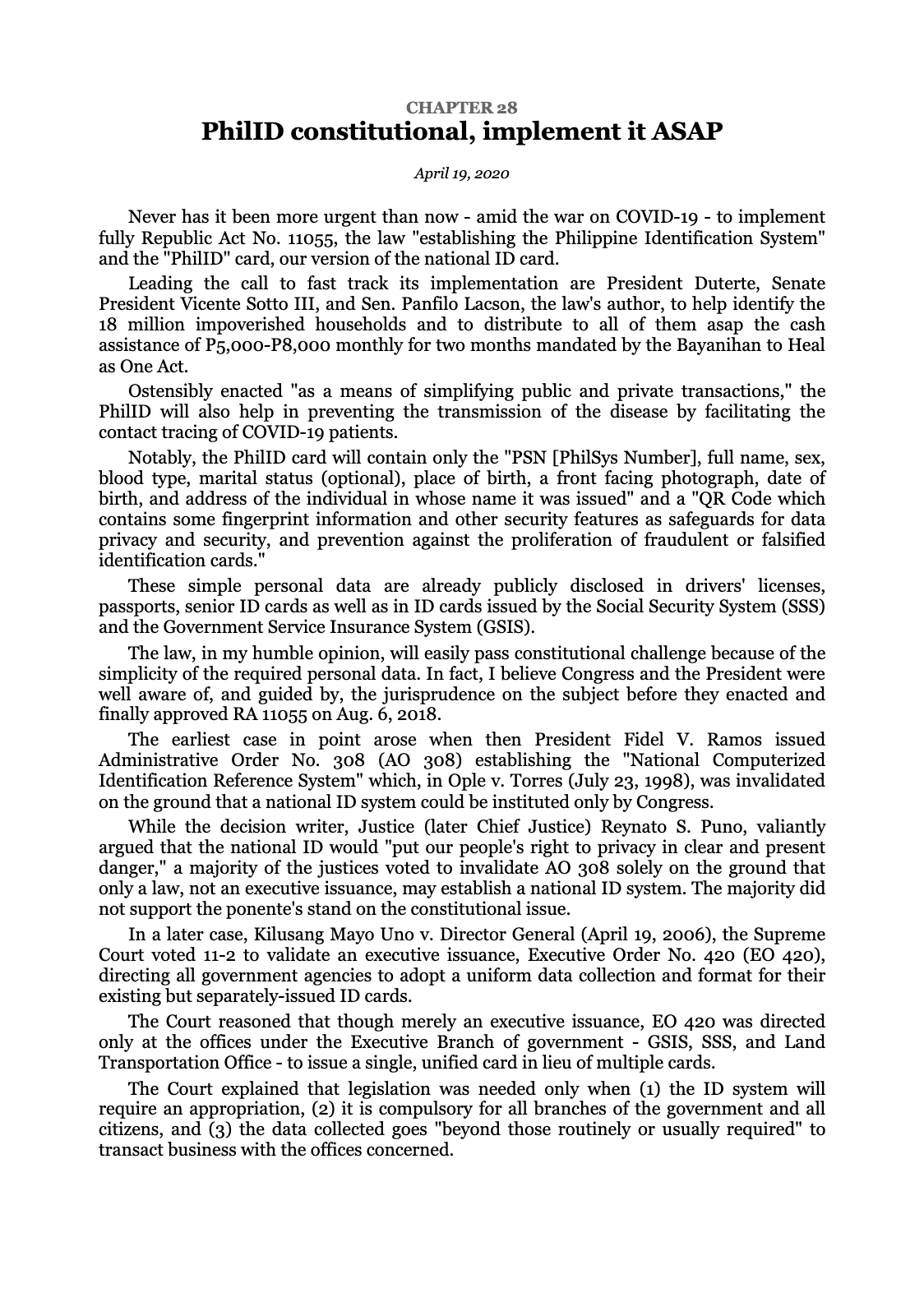 WITH DUE RESPECT 3, page 171