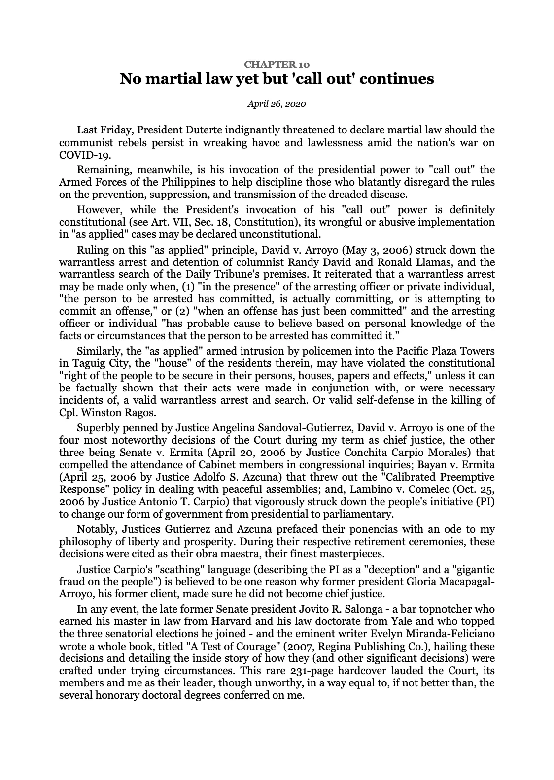 WITH DUE RESPECT 3, page 205