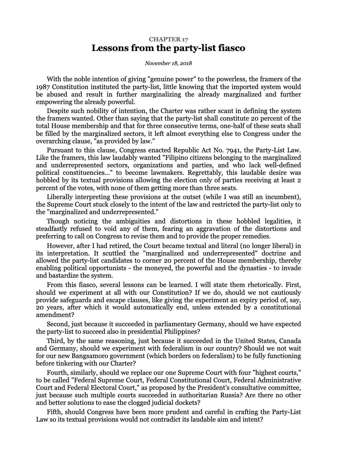 WITH DUE RESPECT 3, page 325