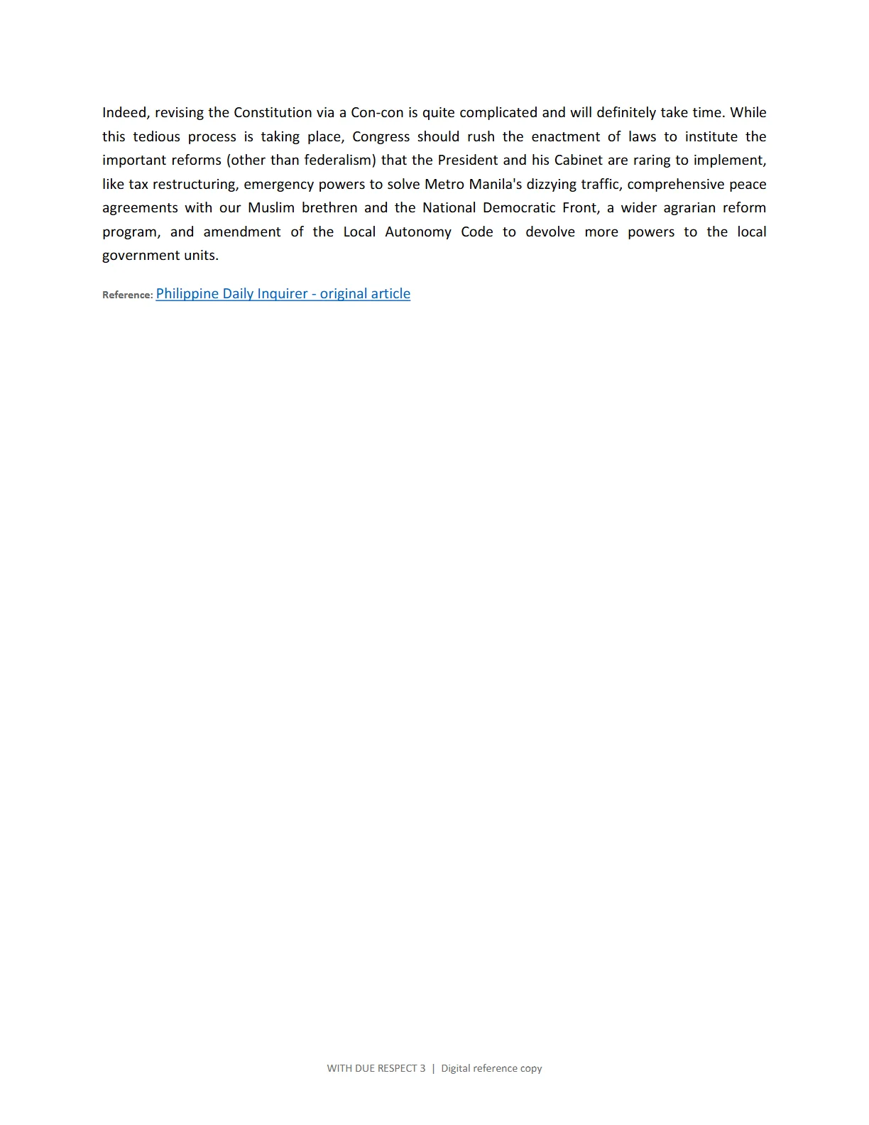 WITH DUE RESPECT 3, page 128
