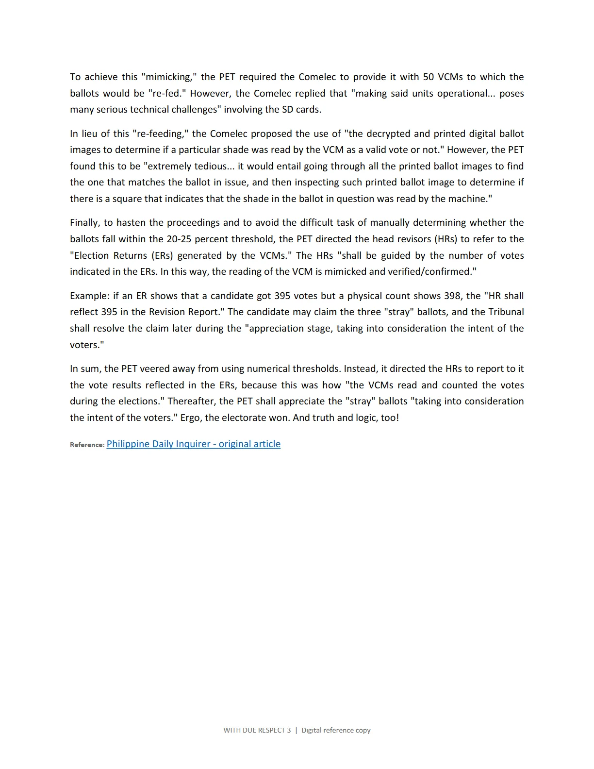 WITH DUE RESPECT 3, page 334